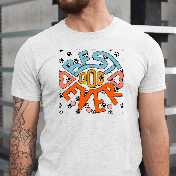 Dog Paw Best Dog Ever Men Shirt