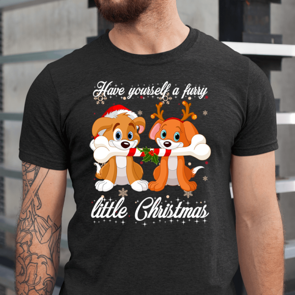 Have Yourself A Furry Little Christmas Dog Men Shirt