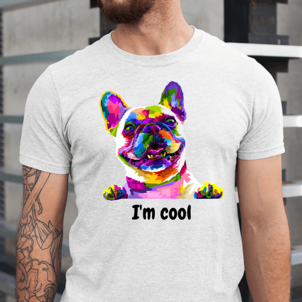 I Am Cool Vibrant Dog Men Shirt