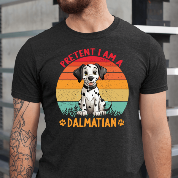 Pretent I'm A Dalmatian Dog Men Shirt
