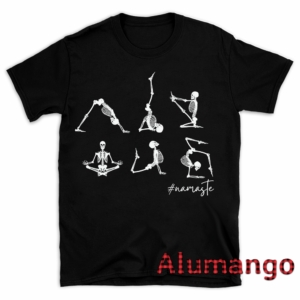 Skeletons Yoga Namaste Halloween Shirt