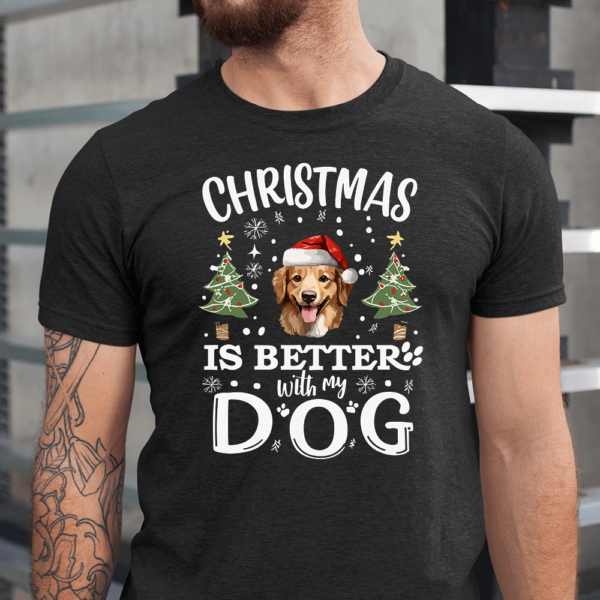 Christmas Is Better With My Dog Men Shirt