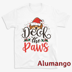 Deck The Paws Christmas Dog Shirt