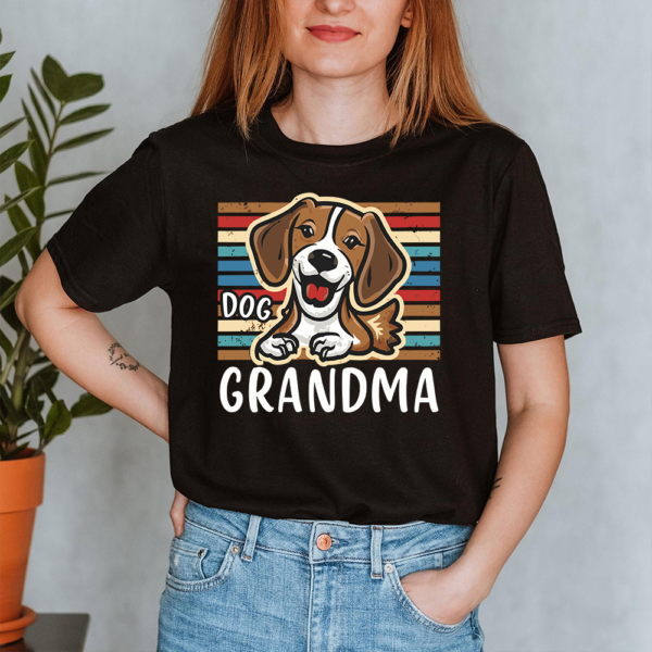 Dog Grandma Cute Dog Lover Lady Shirt