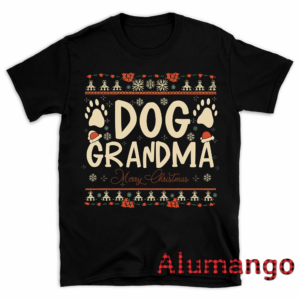 Dog Grandma Merry Christmas Shirt