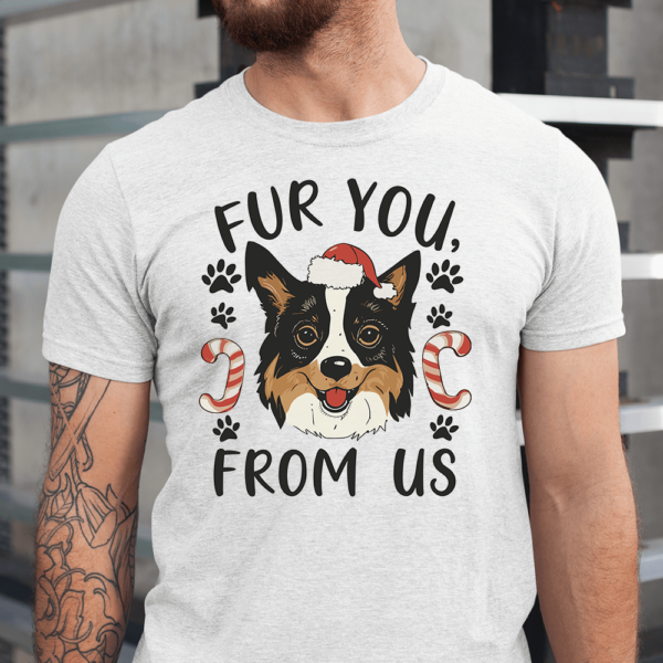 Fur You From Us Christmas Dog Men Shirt