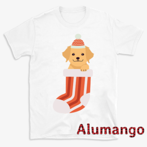 Golden Retriever In Christmas Sock Dog Shirt