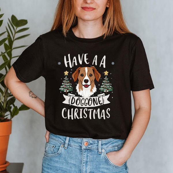 Have A Doggone Christmas Dog Lady Shirt