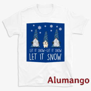 Let It Snow Gnomes Christmas Dog Shirt