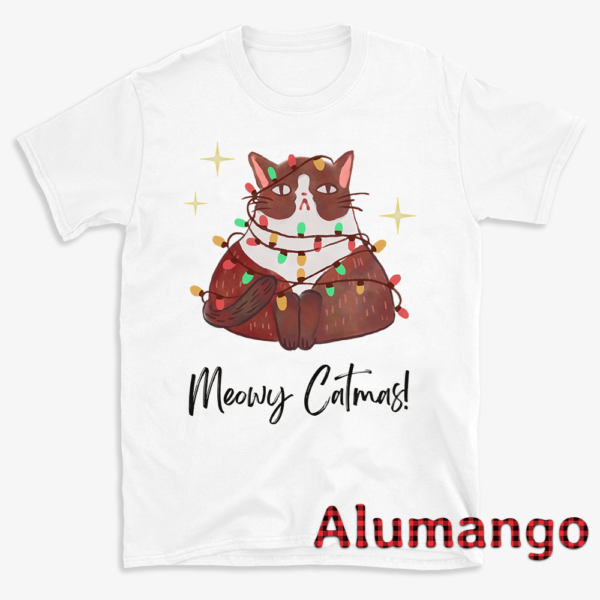 Meowy Catmas Christmas Cat Shirt