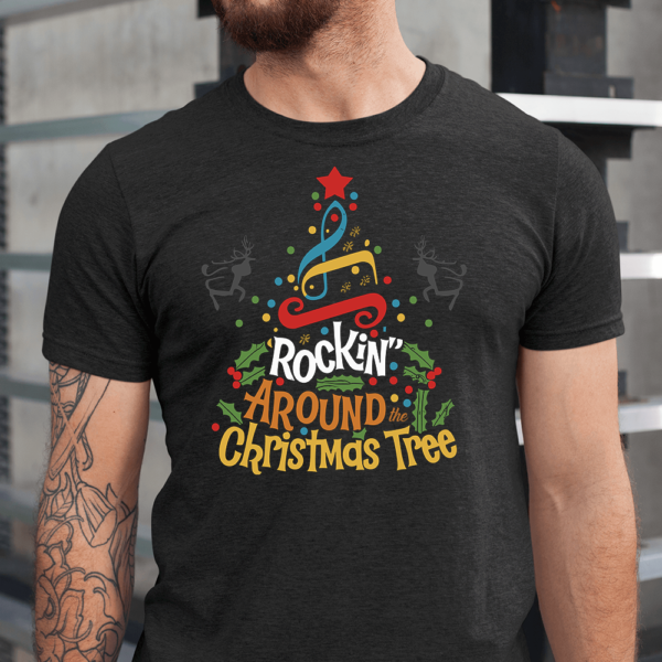 Rockin Around The Christmas Tree Men Shirt