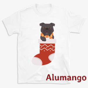 Rottweiler In Christmas Sock Dog Shirt