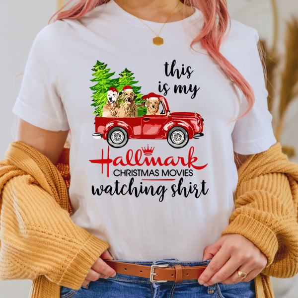 This Is My Hallmark Christmas Movie Watching Shirt Dog Lady Shirt