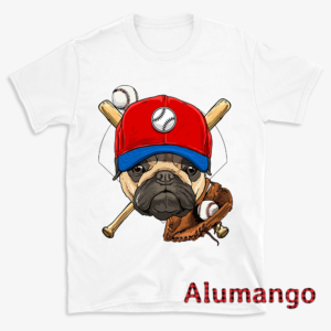 Baseball Player Coach Pug Dog Lover Shirt