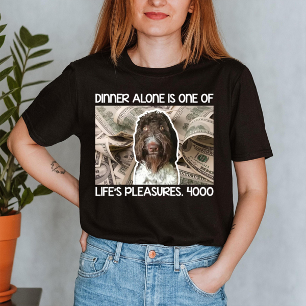 Cecil Dog Ate Cash 4000 Dinner Goldendoodle Lady Shirt