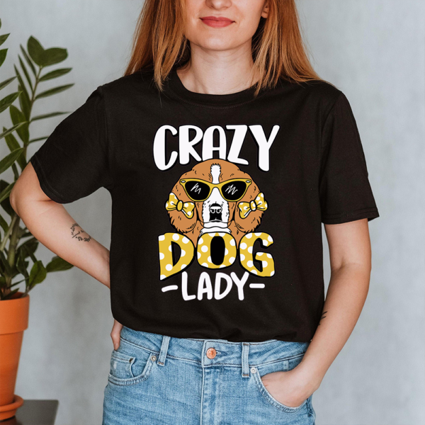 Crazy Dog Lady Dog Lover Lady Shirt