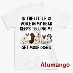 The Little Voice In My Head Keeps Telling Me Get More Dogs Keanu Reeves Shirt