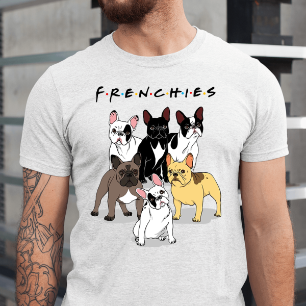 Frenchie Friends Dog Lover Men Shirt