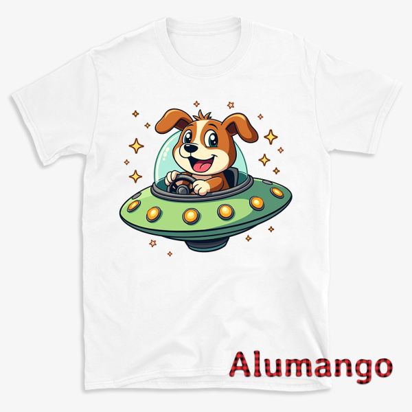 Alien UFO Funny Dog Lover Shirt